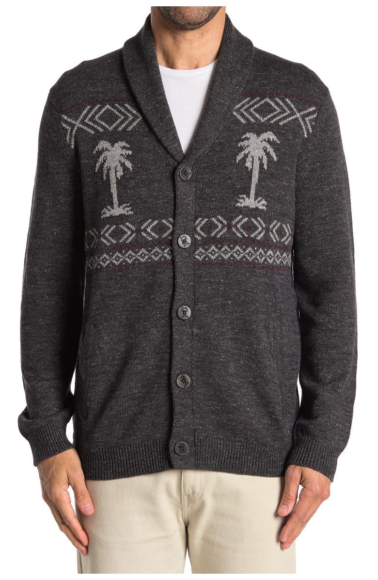 Tommy Bahama Hula Days Fair Isle Cardigan, Alternate, color, 