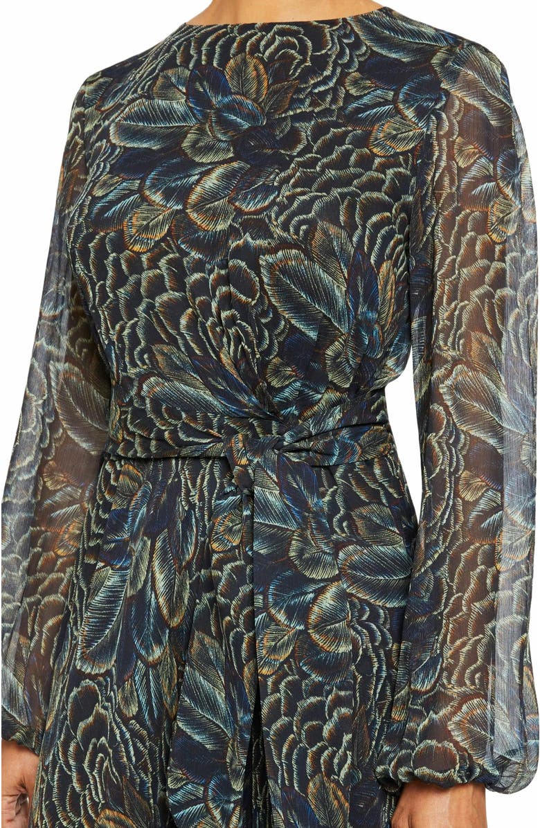 Santorelli CALLIE Long Sleeve Fit and Flare Midi Dress, Alternate, color,