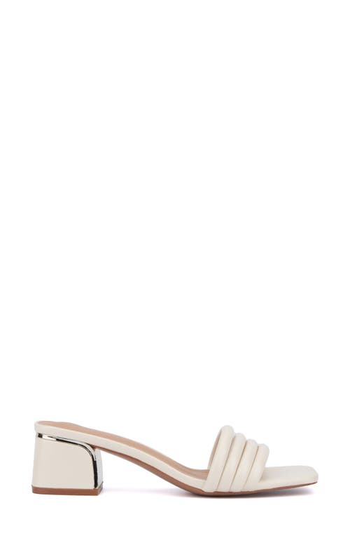 Torgeis Janine Slide Sandal In Beige