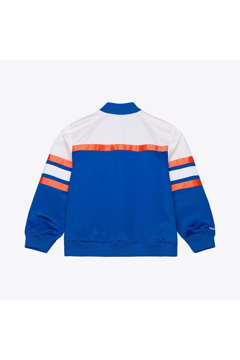 Men's Mitchell & Ness  Royal Denver Broncos Head Coach Lightweight Full-Snap Satin Jacket, Alternate, color, Royal
