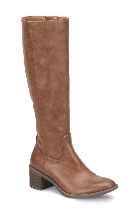 Heidi Knee High Faux Leather Boot