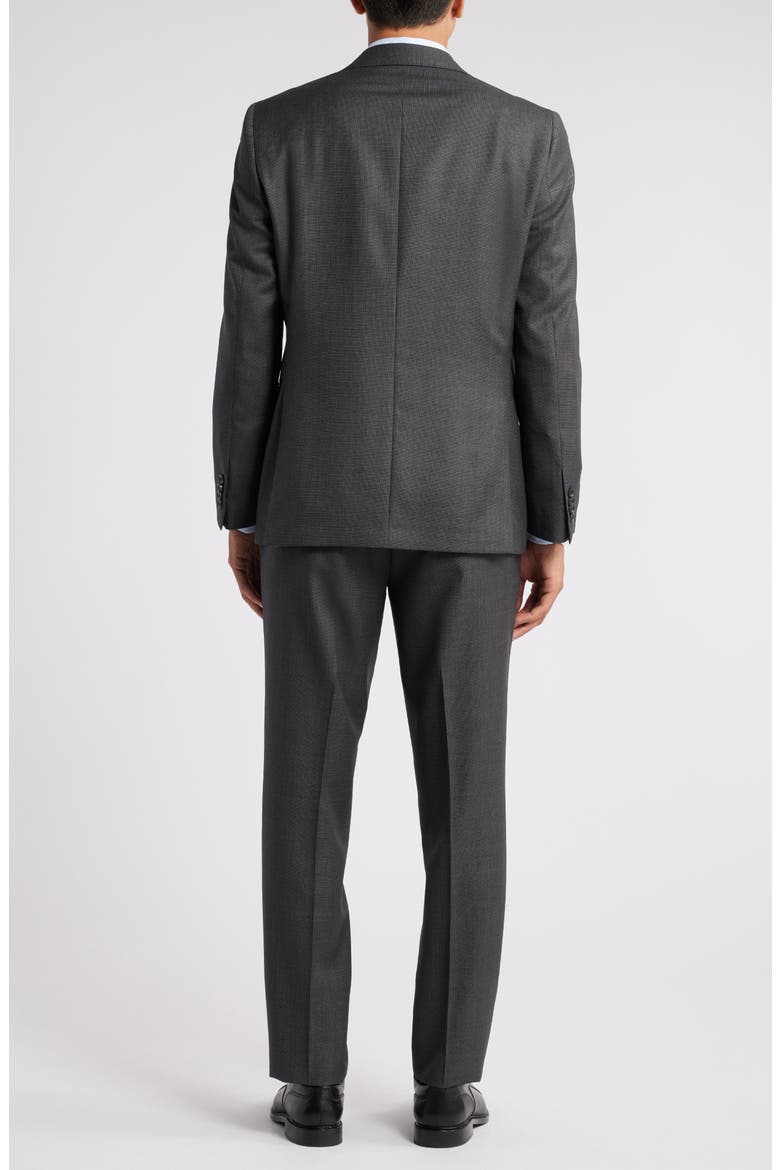 Lightly Constructed Bird's Eye Wool Suit, Alternate, color, MID GREY
