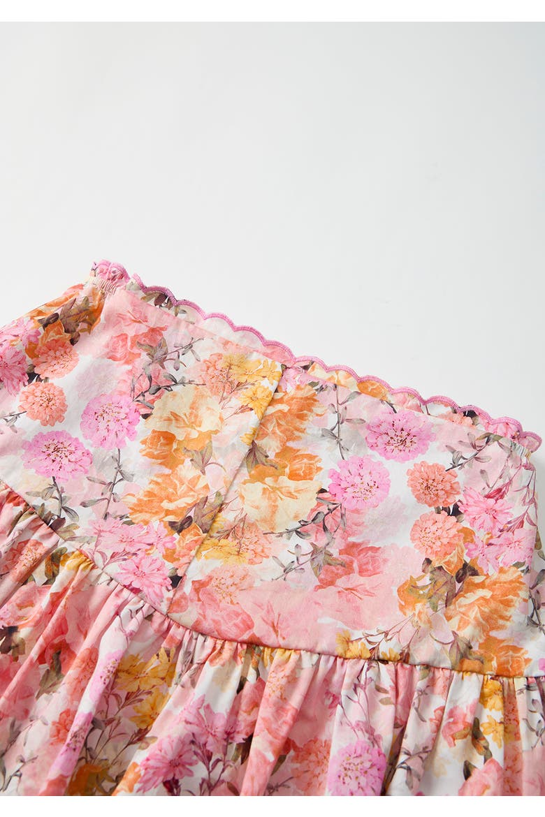 Alessia Cotton Mini Skirt, Alternate, color, Floral