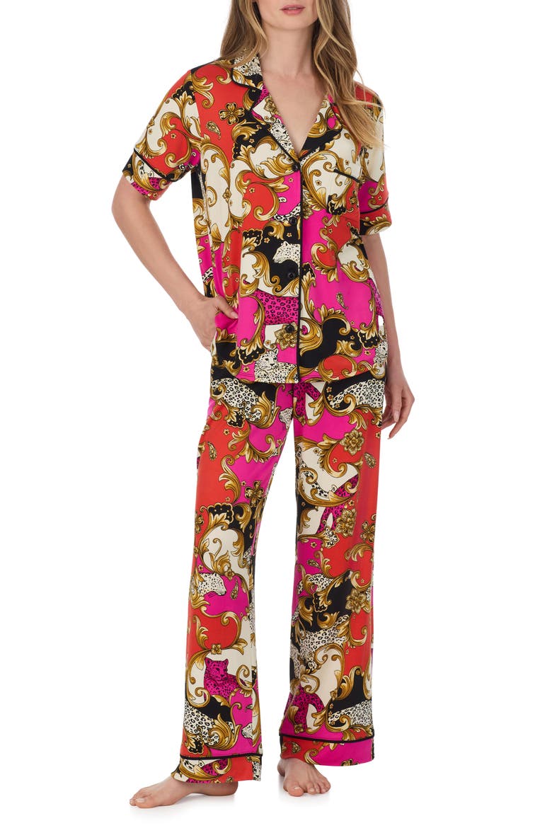 Print Pajamas, Main, color, WHITE MULTI