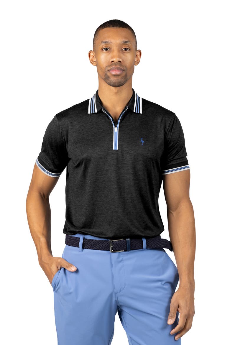 Performance Mesh Polo, Alternate, color, BLACK