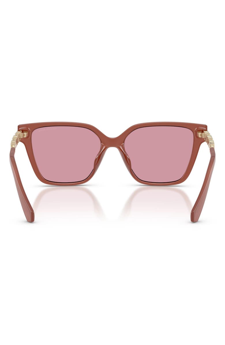 Michael Kors Piedmont 56mm Square Sunglasses, Alternate, color, Primrose / Rose Flash