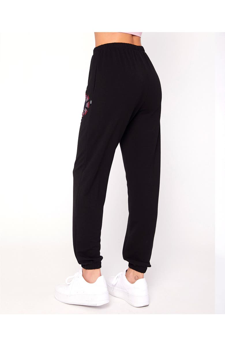 Rebody Active Karma Graphic Sweatpants, Alternate, color, Black/Print