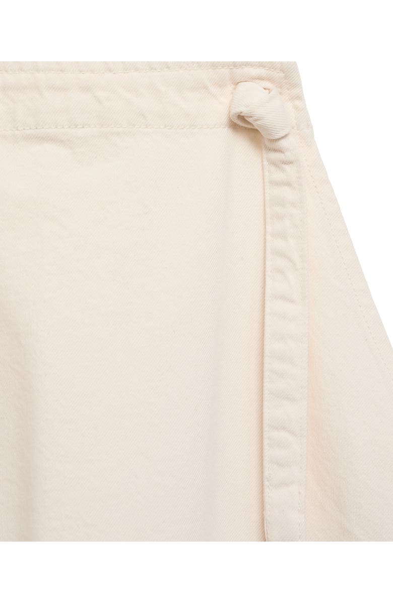 MANGO Denim Maternity Overalls, Alternate, color, Off White