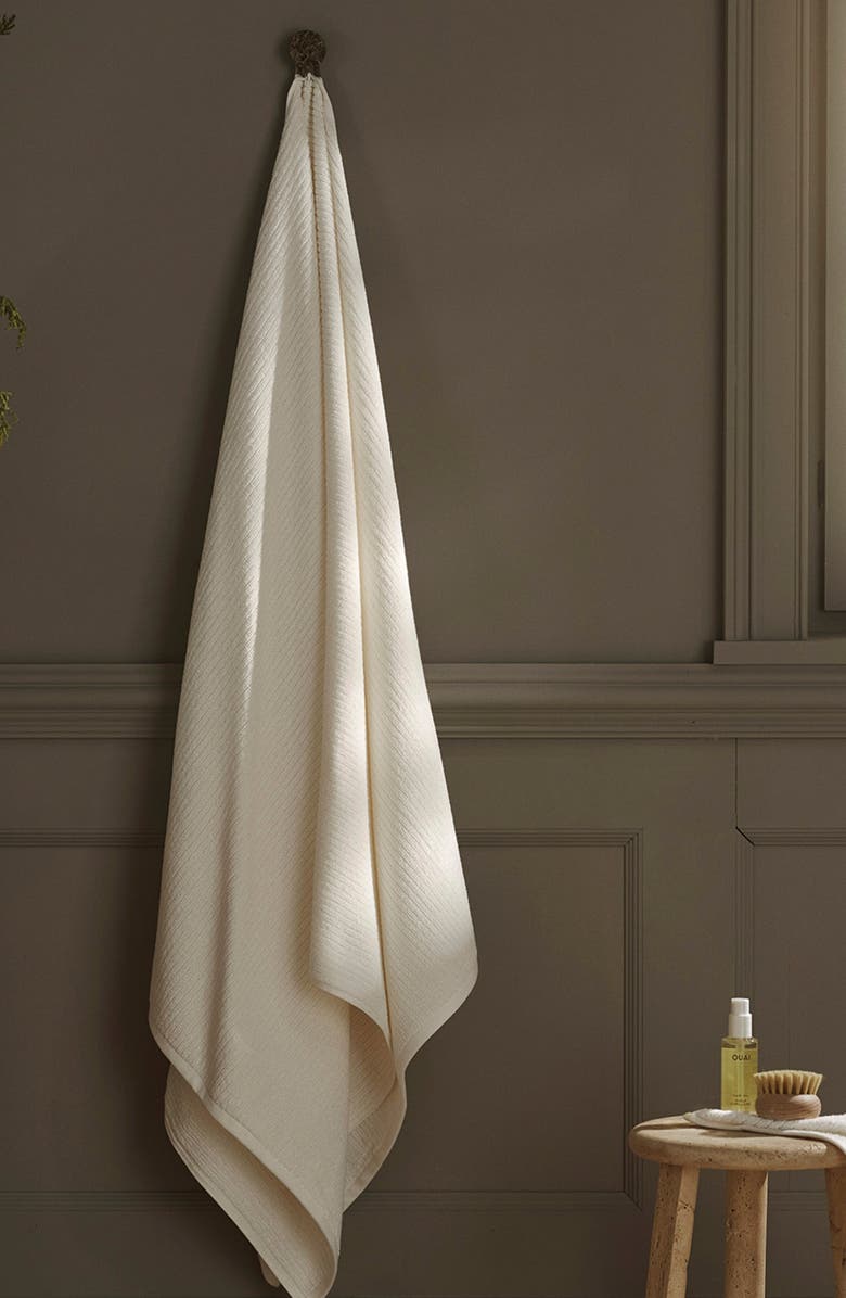 Boll & Branch Spa 6-Piece Organic Cotton Bath Sheet Set, Alternate, color, Cream