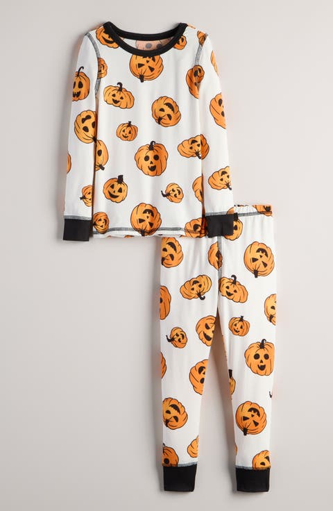Kids' Print Fitted Two-Piece Pajamas