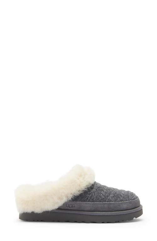 Ugg ® Clette Genuine Shearling Lined Indoor/outdoor Slipper In Gray