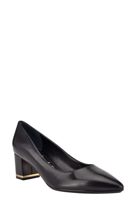 Nita Block Heel Pump (Women)