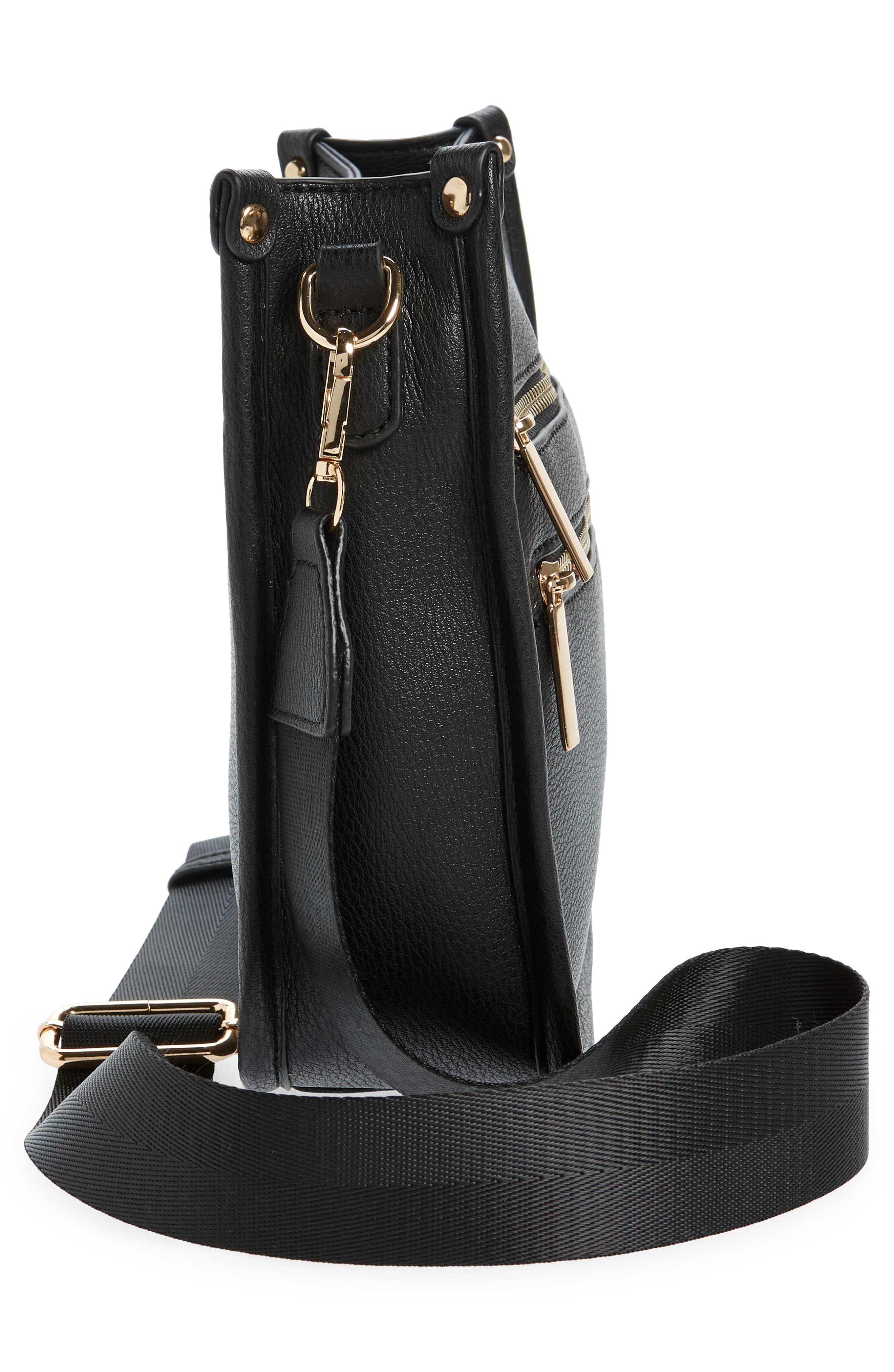 Mali + Lili Harper Vegan Leather Crossbody Bag, Alternate, color, 