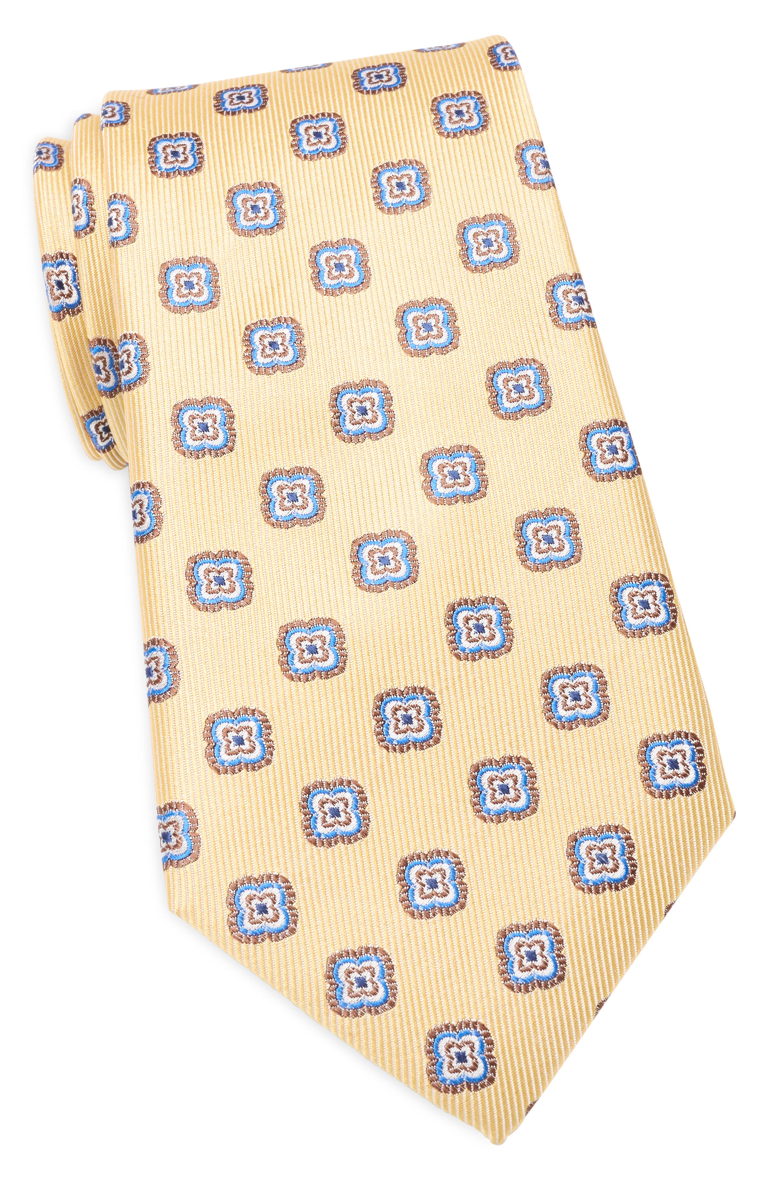 Duchamp Medallion Silk Tie