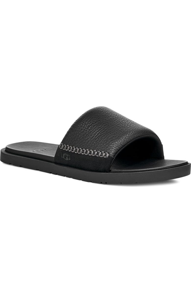 UGG<sup>®</sup> Seaside II Slide Sandal, Main, color, Black