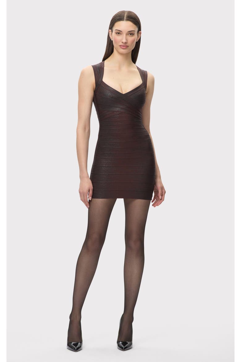 The Metallic Jamie Dress, Alternate, color, WALNUT FOIL
