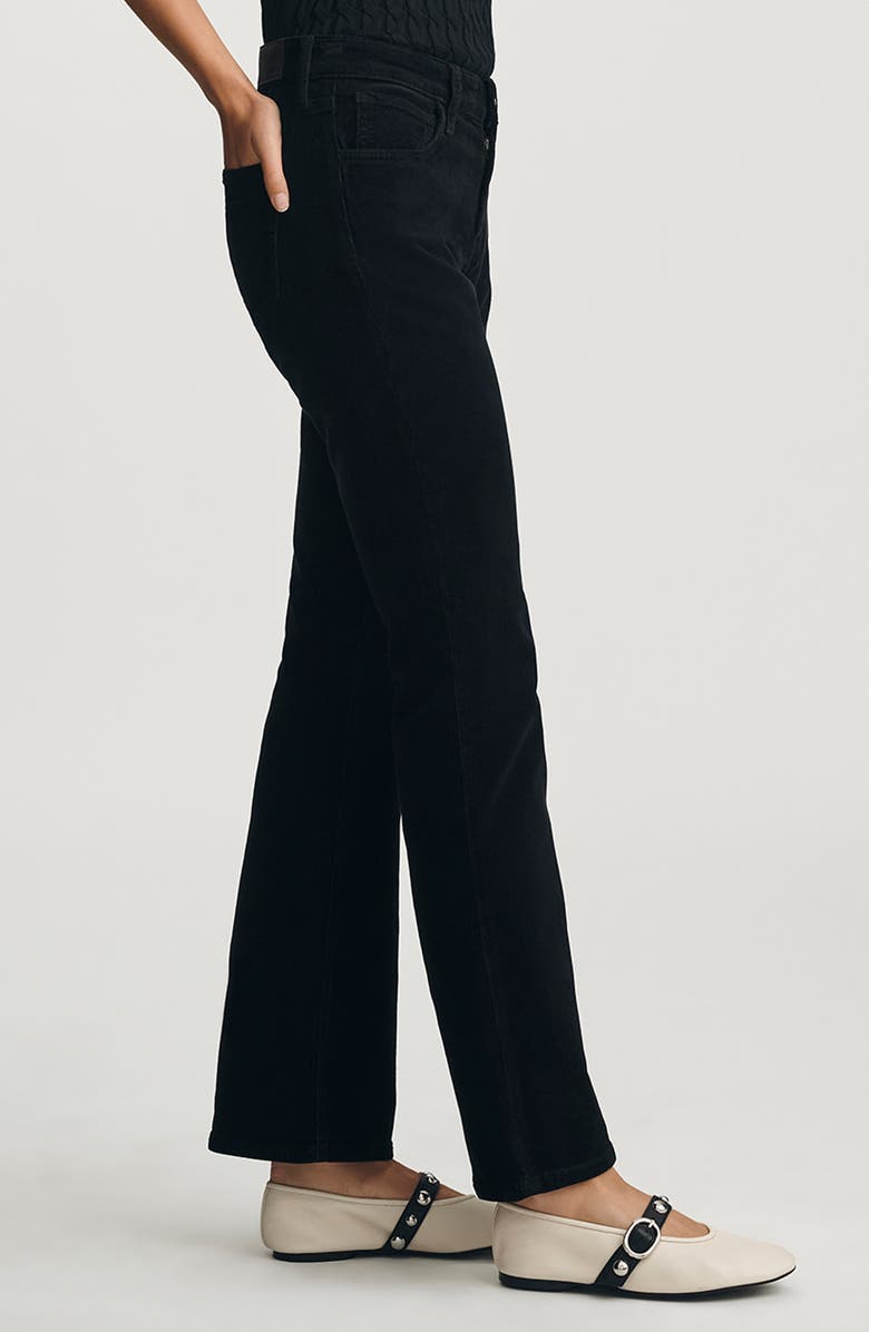 Mavi Jeans Molly Corduroy Low Rise Bootcut Jeans, Alternate, color, Black Cord