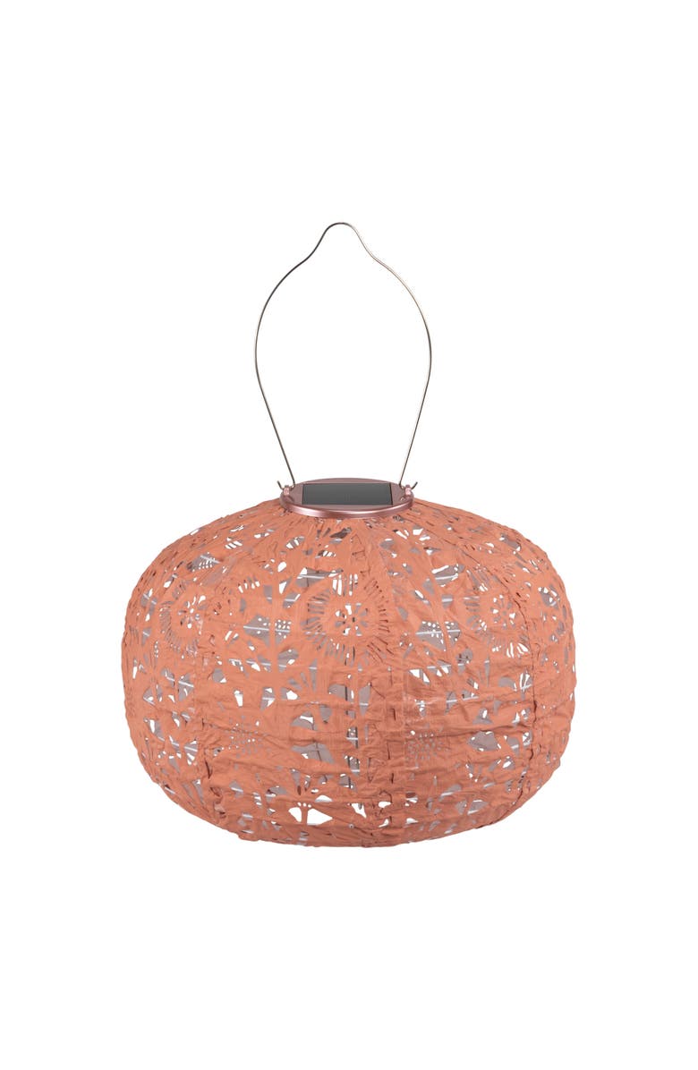 Allsop Home & Garden Soji Stella - Square Solar Lantern, Main, color, Clay