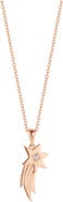 SPHERA MILANO Shooting Star Pendant Necklace