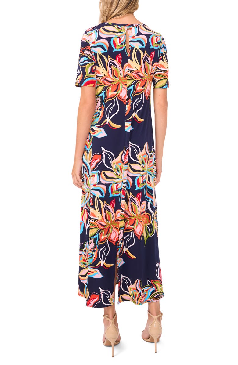 Vince Camuto Print Midi Dress, Alternate, color,