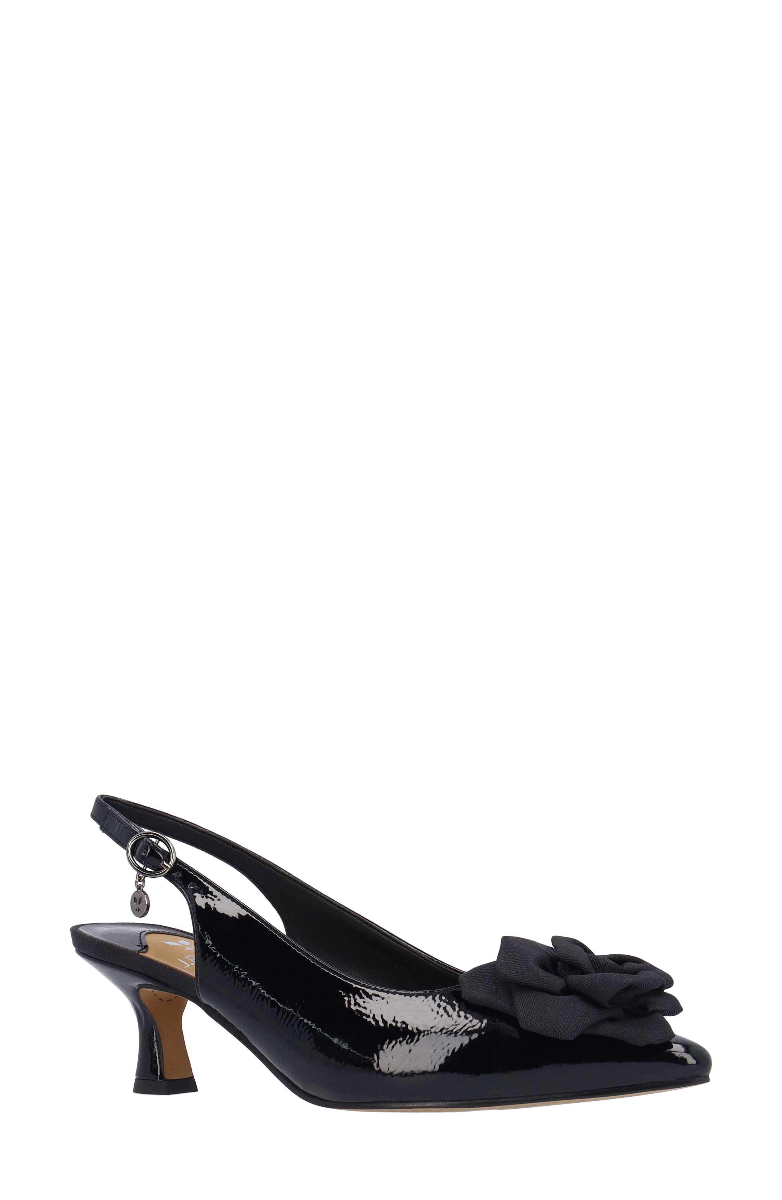 J. Reneé Kendry Slingback Pump, Main, color, Black