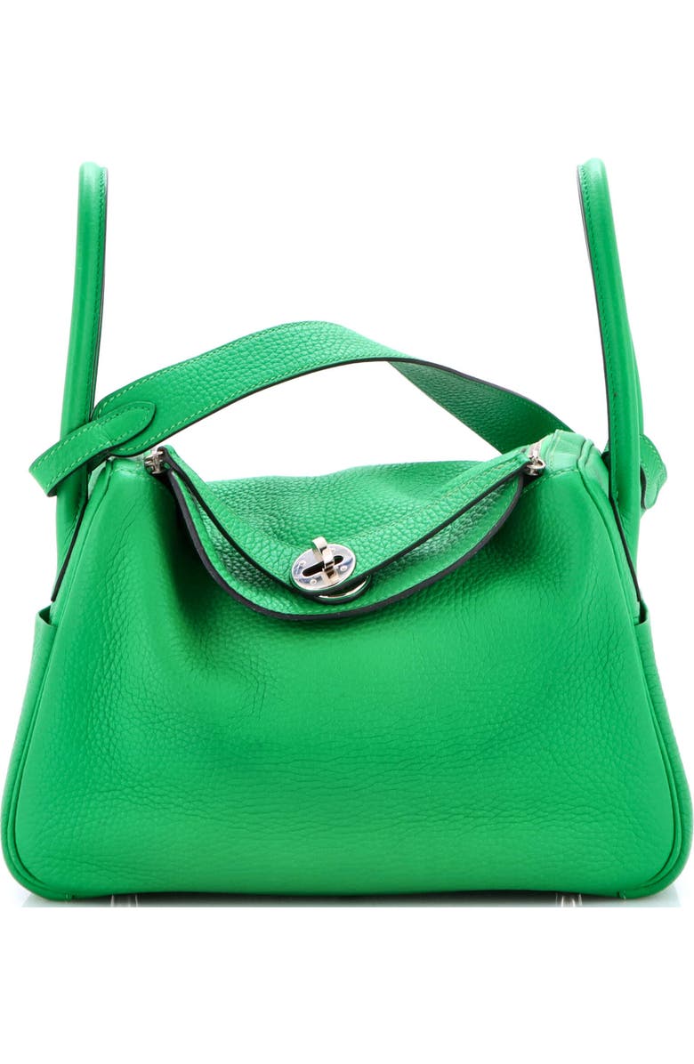 Pre-Owned Hermes Lindy Bag Clemence 26, Main, color, Green