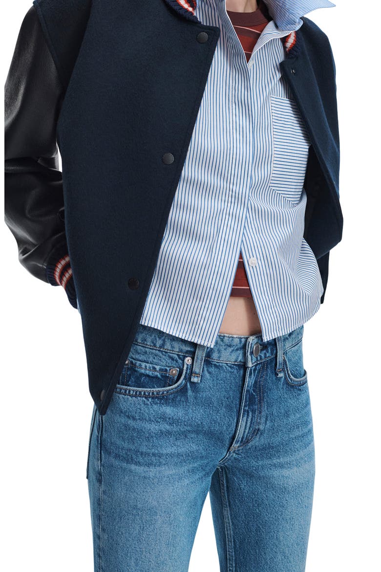 Harlow Low Rise Full Slim Straight Jeans, Alternate, color, CANDICE
