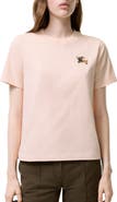 Burberry Knight Check Cotton T-shirt