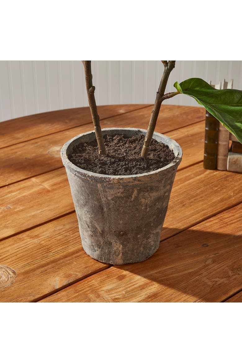 Fiddle Leaf Fig Potted 43", Alternate, color, Green