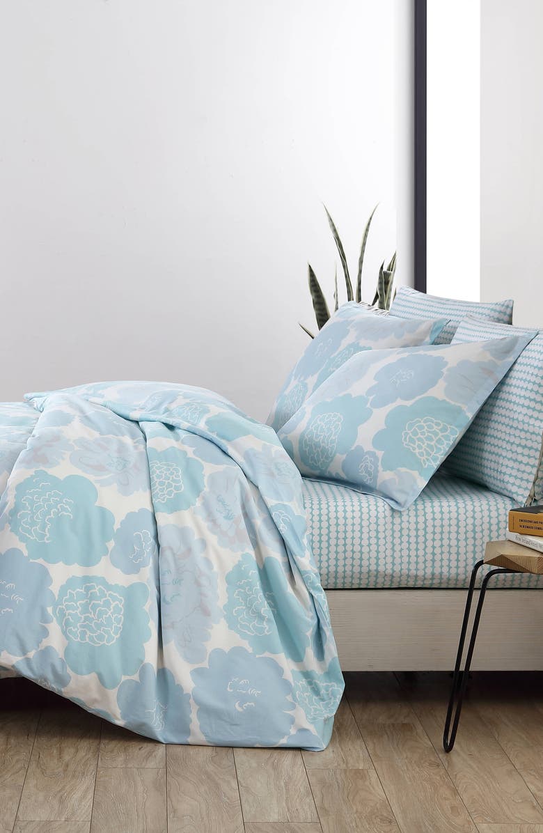 Marimekko Pioni 200 Thread Count Comforter & Sham Set, Alternate, color,