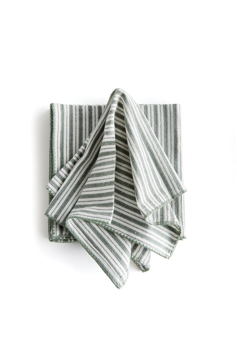 Napa Home & Garden Vinnia Napkins Set of 4, Main, color, Green