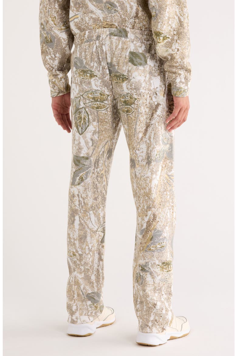 Camouflage Fleece Joggers, Alternate, color, MUTED GREEN