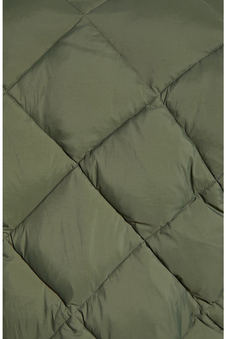 Quilted Puffer Jacket, Alternate, color, DEEP SAGE