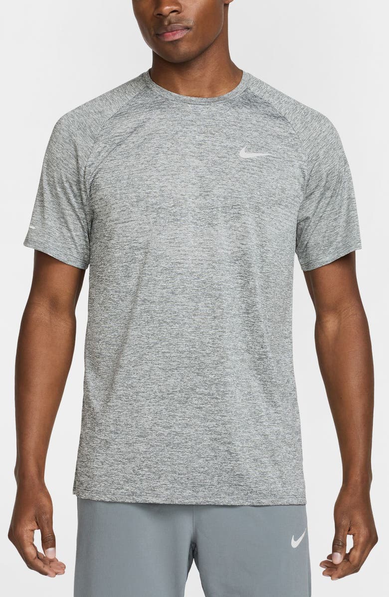 Nike Stride Dri-FIT ADV Running T-Shirt, Main, color, 084 Smkgry/Refsil