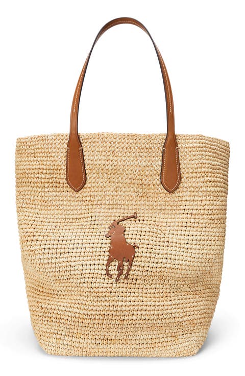 Large Raffia Tote