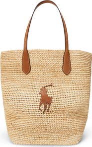 Polo Ralph Lauren Large Raffia Tote