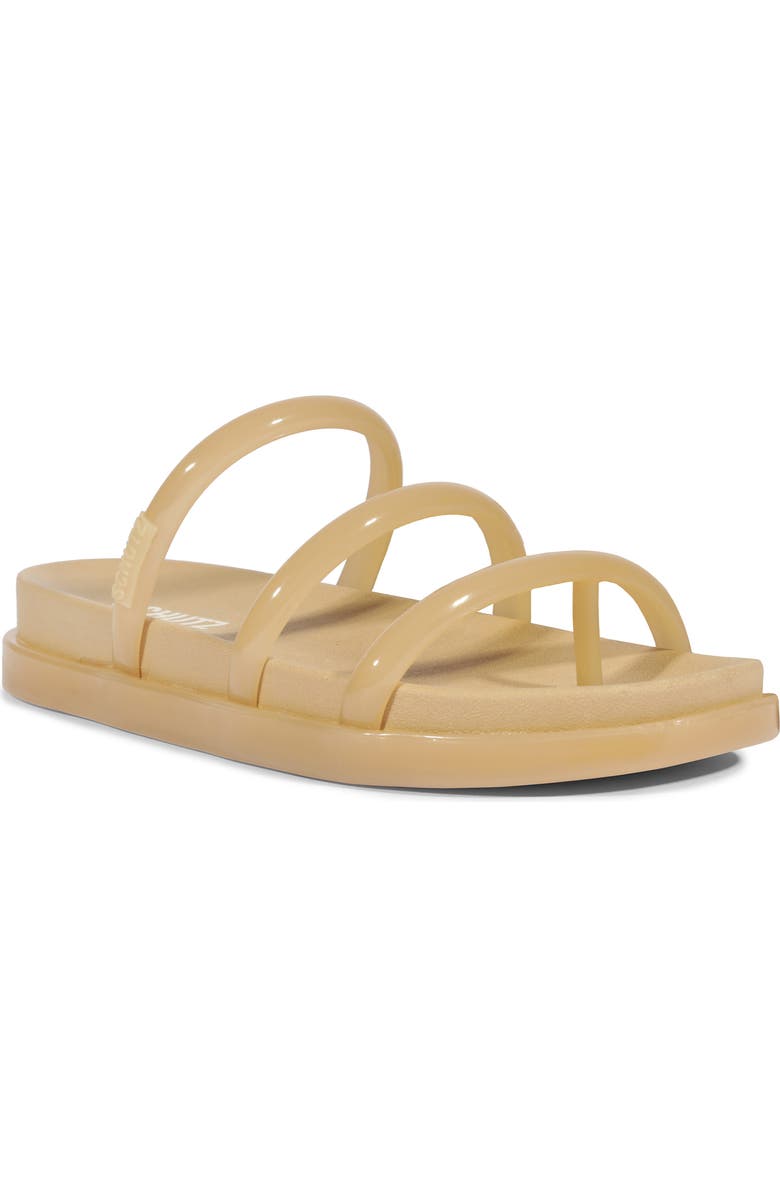 Schutz Polly Sporty Platform Sandal, Main, color, Bege Cuban Sand