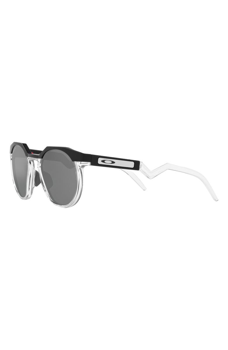 Oakley HSTN 52mm Irregular Sunglasses, Alternate, color, Black