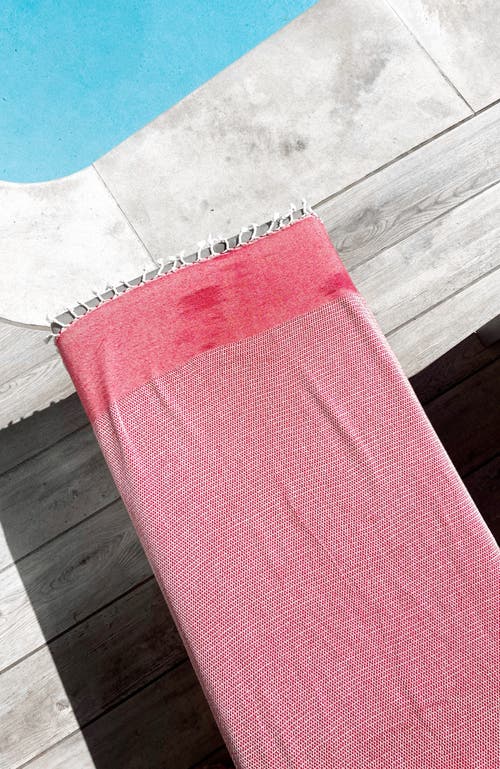 Sunkissed Sand Free Beach Towel In Montenegro Red