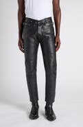 TOM FORD Grained Leather Biker Pants