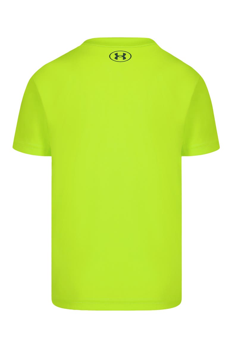 Kids' UA Tech™ Performance Graphic T-Shirt, Alternate, color, GREEN CITRINE