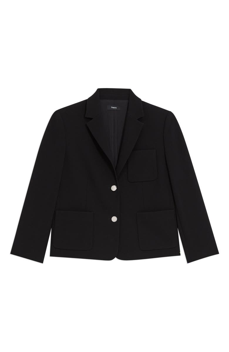 Theory Shrunken Single Breasted Blazer, Alternate, color,