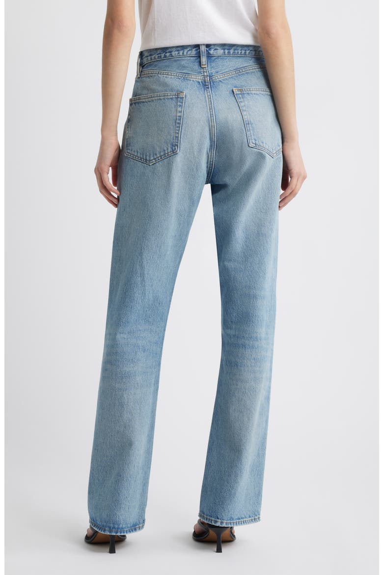The Vertical High Waist Relaxed Straight Leg Jeans, Alternate, color, LAURENCE