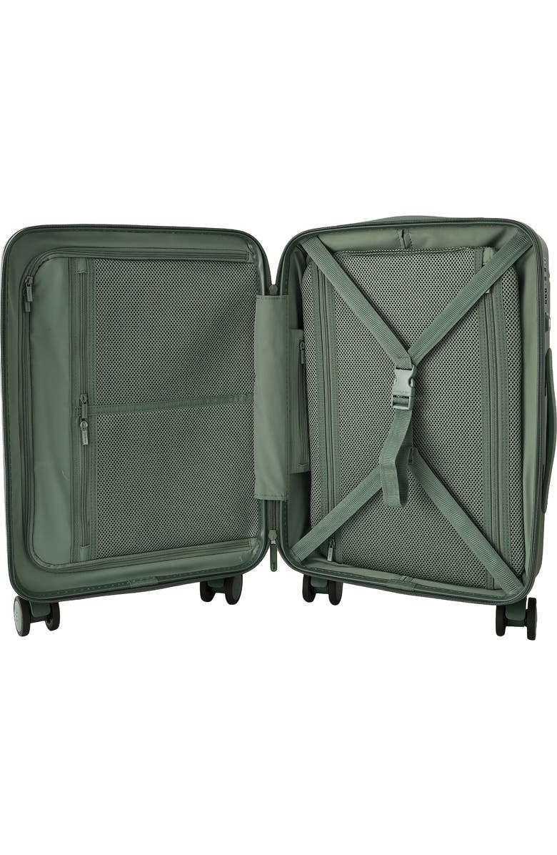 Hedgren Nostos Matte Spinner Carry-On, Alternate, color, Pine