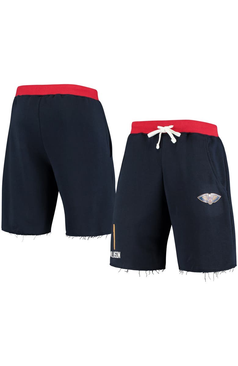PROFILE Men's Zion Williamson Navy New Orleans Pelicans Name & Number Shorts, Main, color,