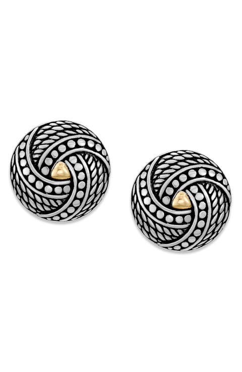 Balinese Dot Stud Earrings