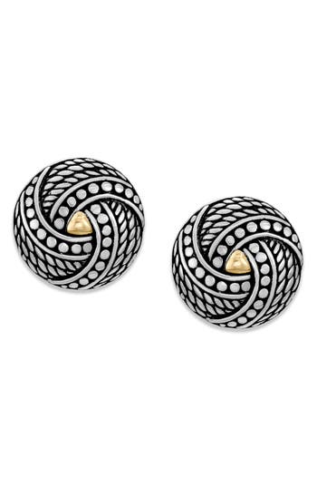 Samuel B. Balinese Dot Stud Earrings In Multi