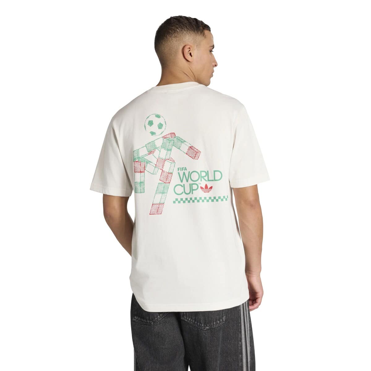 Men's adidas White 1990 FIFA World Cup Ciao Mascot T-Shirt (Men