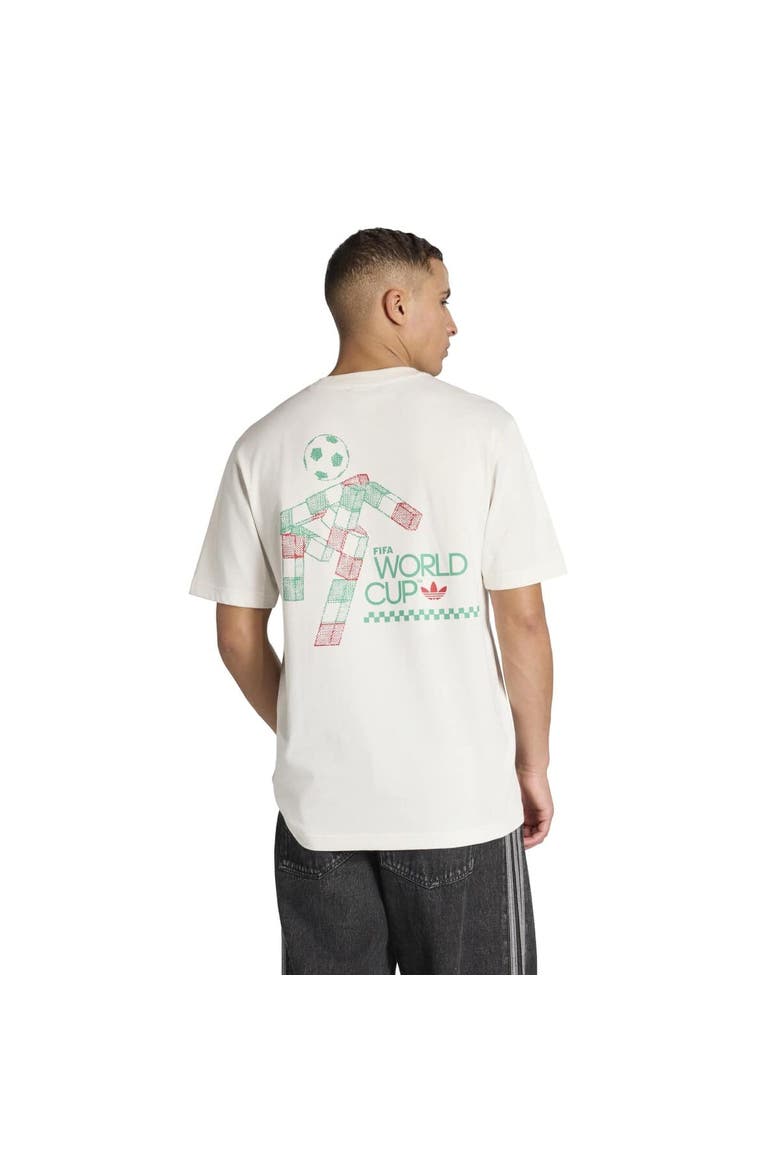 Men's adidas White 1990 FIFA World Cup Ciao Mascot T-Shirt (Men