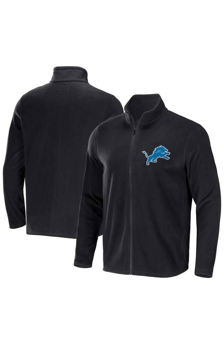 NFL X DARIUS RUCKER Men's NFL x Darius Rucker Collection by Fanatics Black Detroit Lions Domestic Full-Zip Jacket, Main, color, 
